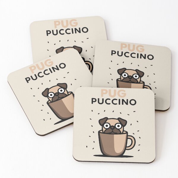 Item preview, Pugpuccino designed and sold by jkrphoto.