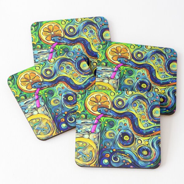 Item preview, Snake Drinking Lemonade designed and sold by ComputerContent.