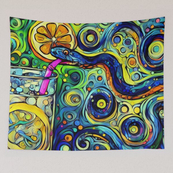 Item preview, Snake Drinking Lemonade designed and sold by ComputerContent.