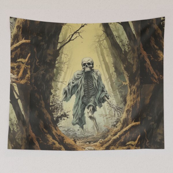 Item preview, Eerie Zombie Wanderer: A 70s Horror Journey designed and sold by Piotrek0001.