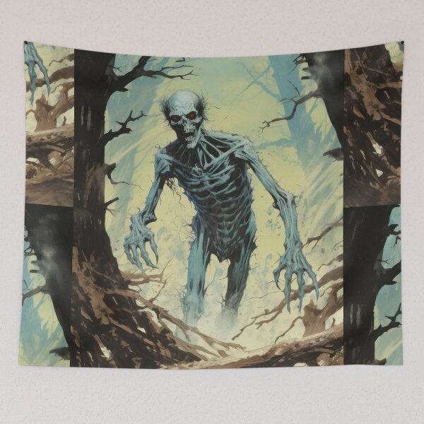 Item preview, Eerie Zombie Wanderer: A 70s Horror Journey designed and sold by Piotrek0001.