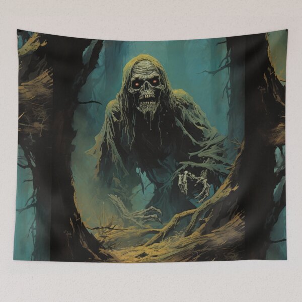Item preview, Eerie Zombie Wanderer: A 70s Horror Journey designed and sold by Piotrek0001.