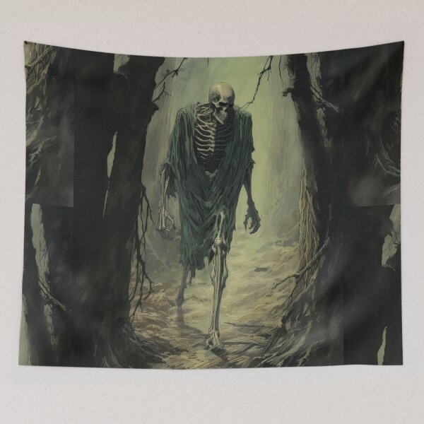 Item preview, Eerie Zombie Wanderer: A 70s Horror Journey designed and sold by Piotrek0001.