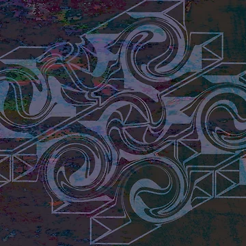 Artwork thumbnail, Psychedelic pattern by TwoBitMathews