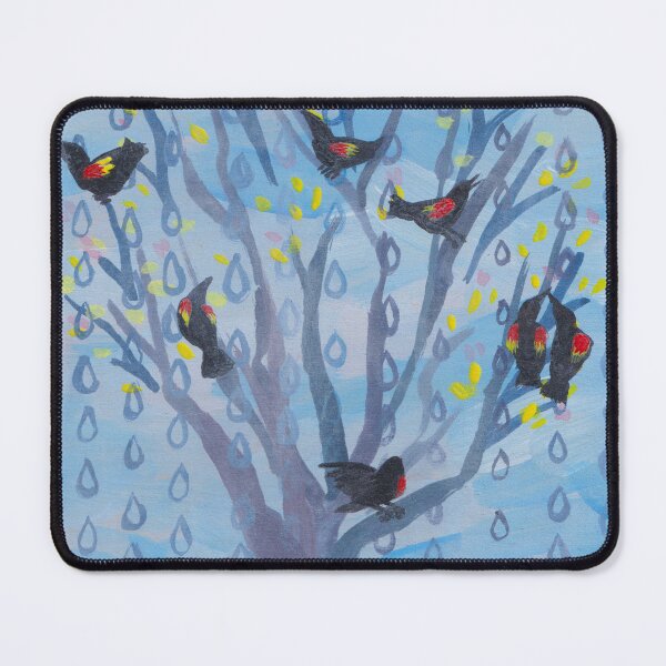 Item preview, Blackbirds in the Rain designed and sold by Cleopatra Cutler.