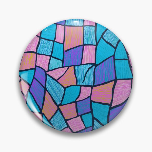 Item preview, Abstract stained glass window (pastel/large/black background) designed and sold by MentaLee.