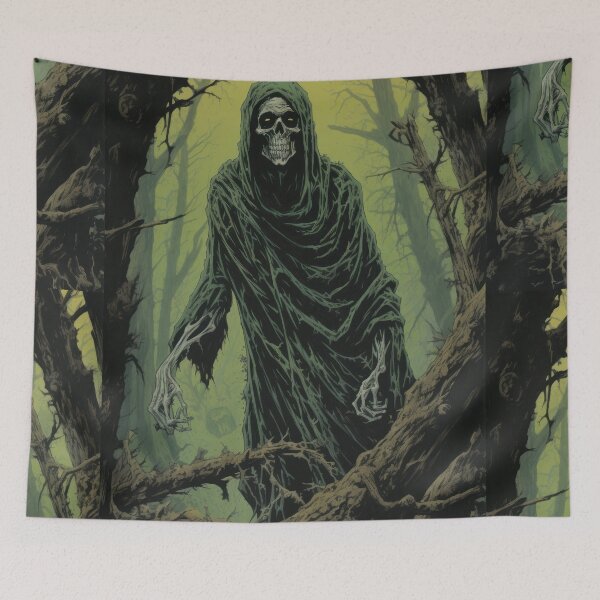 Item preview, Eerie Zombie Wanderer: A 70s Horror Journey designed and sold by Piotrek0001.