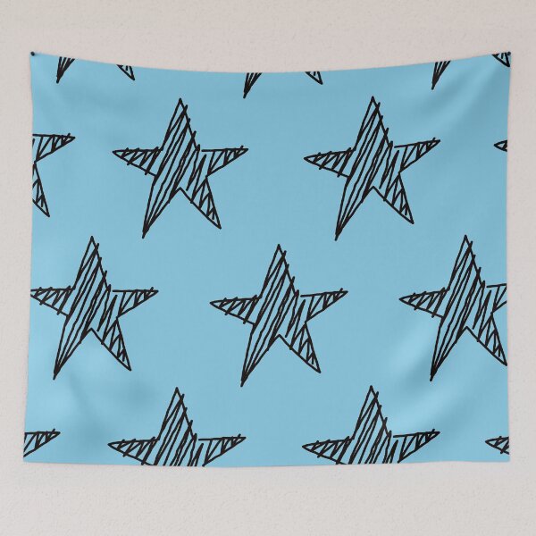 Item preview, Powder Blue Stars Pattern. designed and sold by ARichArts.