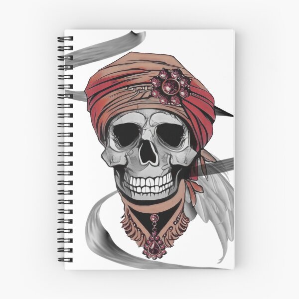 Item preview, ZOMBIE SKULL WITH A TURBAN designed and sold by inarausch2023.