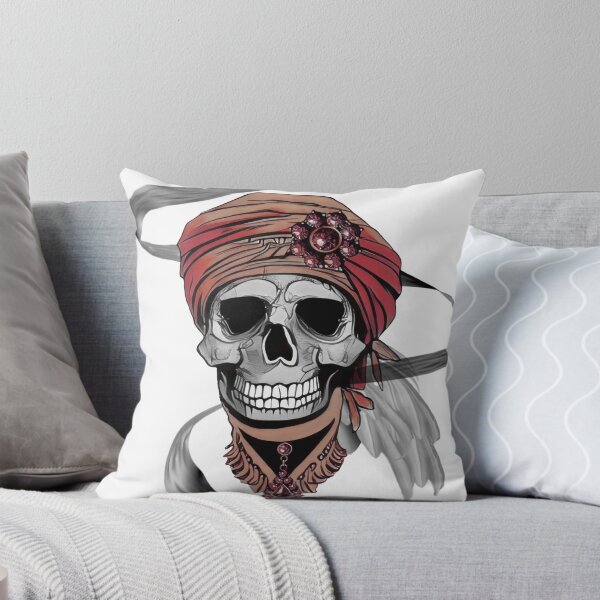 Item preview, ZOMBIE SKULL WITH A TURBAN designed and sold by inarausch2023.