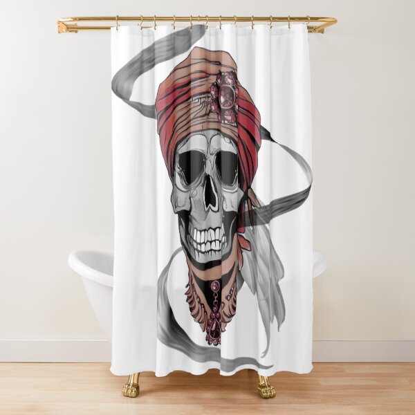 Item preview, ZOMBIE SKULL WITH A TURBAN designed and sold by inarausch2023.