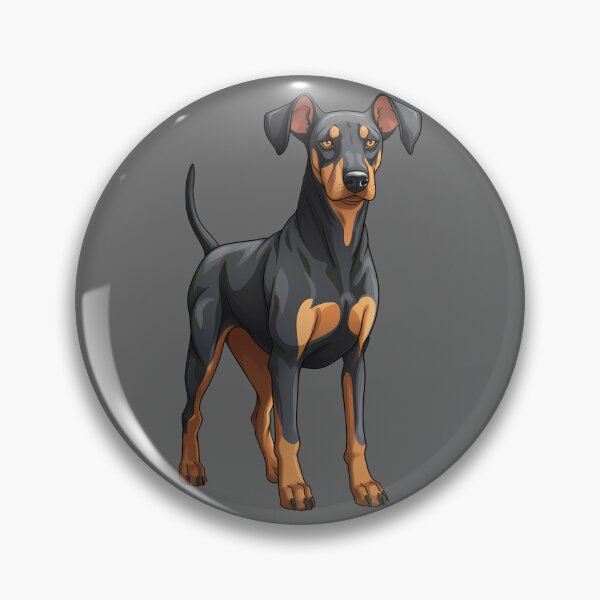 Item preview, Floppy Ear Doberman Pinscher Illustration designed and sold by meganohm.