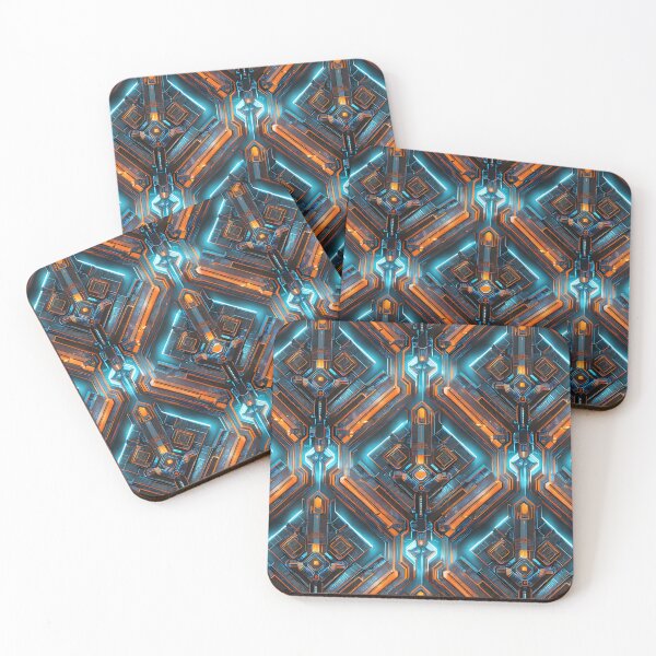 Item preview, Futuristic Material - Seamless Pattern designed and sold by Bratak.