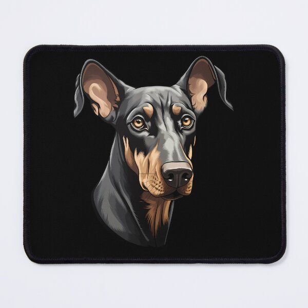 Item preview, Floppy Ear Doberman Pinscher Portrait Illustration designed and sold by meganohm.