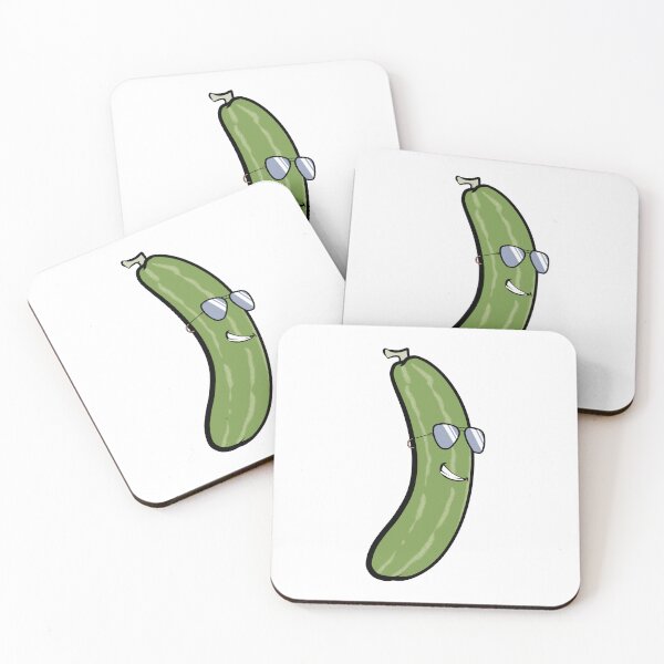 Item preview, Cool Cucumber with Shades designed and sold by CreativeDraws42.