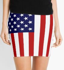 American Flag Mini Skirt