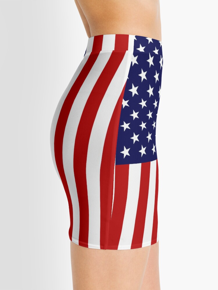 American Flag Mini Skirt