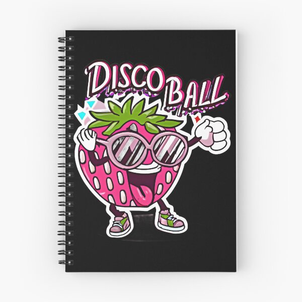 Artikelvorschau, Discokugel Erdbeere entworfen und verkauft von Graphics Galore.