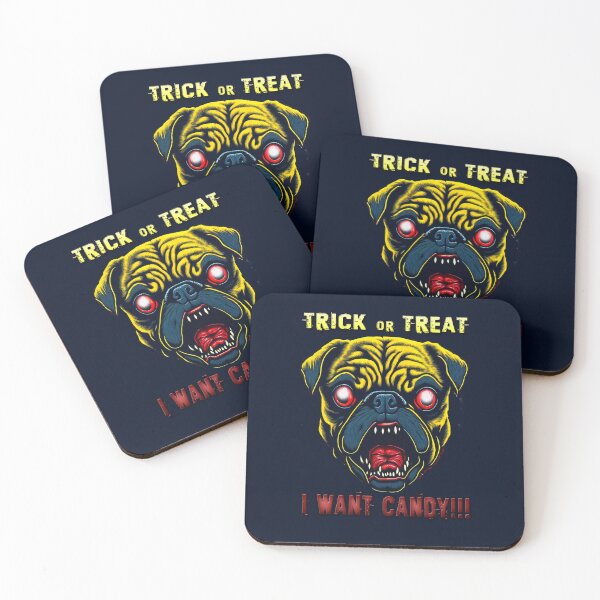 Item preview, Pug of Fear TRICK OR TREAT 2 designed and sold by RedBluffTraders.