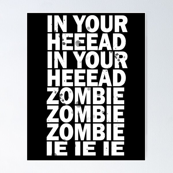 Dolores O'Riordan. Zombie Lyrics | Art Board Print