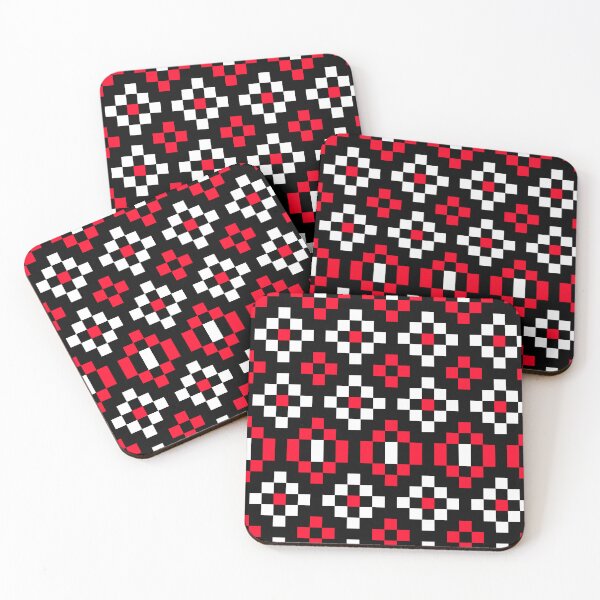 Item preview, Cay Black Red  designed and sold by Fabricatemyart.