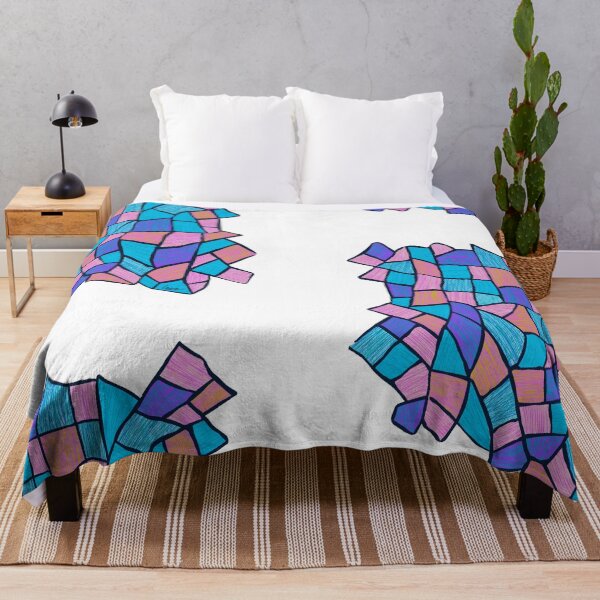 Item preview, Abstract stained glass window (pastel / small patterns / white background) designed and sold by MentaLee.