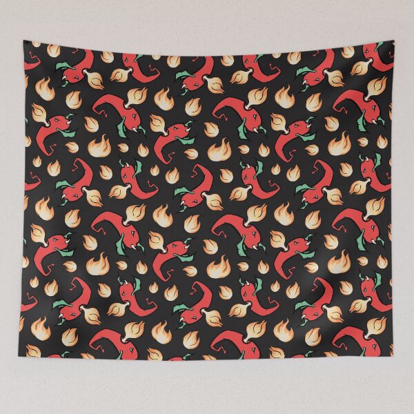 Item preview, Flaming Hot Devil Chili Pepper designed and sold by CreativeDraws42.