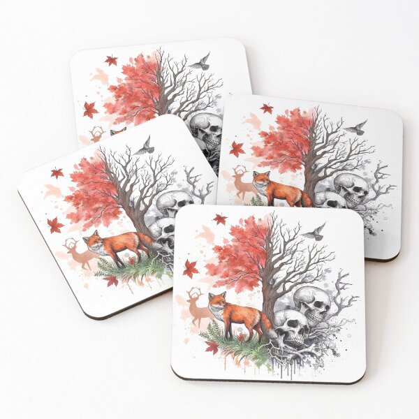 Item preview, Leben und Tod: Dualität der Natur im Wald designed and sold by WhimsyRealm.