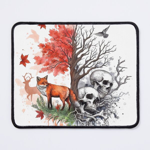 Item preview, Leben und Tod: Dualität der Natur im Wald designed and sold by WhimsyRealm.