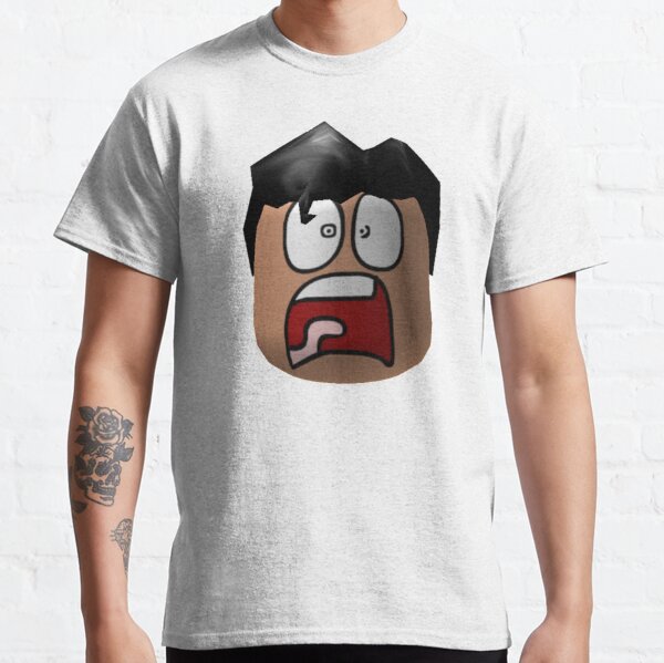 Roblox Face T Shirts Redbubble - anime face shirt roblox