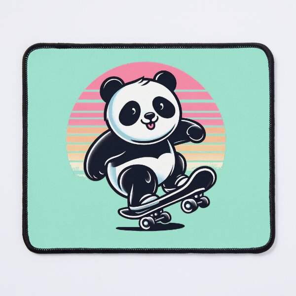 Item preview, Panda Skater Hang Loose designed and sold by Kittyzens.