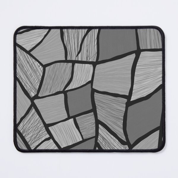 Item preview, Abstract stained glass window (gray / large / white background) designed and sold by MentaLee.