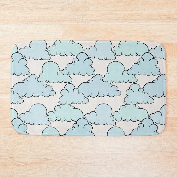 Item preview, Puffy Clouds Pattern designed and sold by CreativeDraws42.