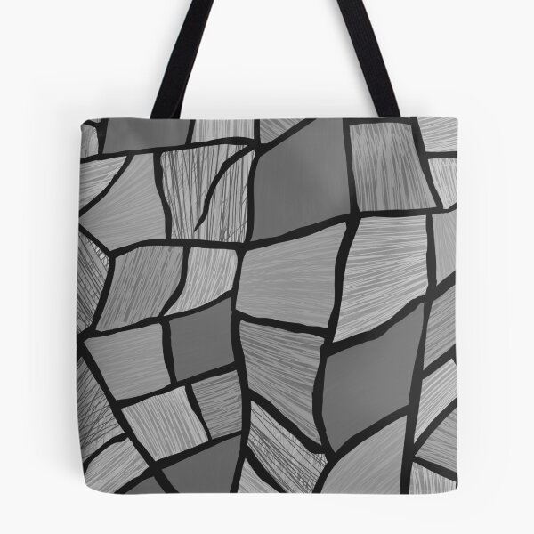 Item preview, Abstract stained glass window (gray / large / black background) designed and sold by MentaLee.