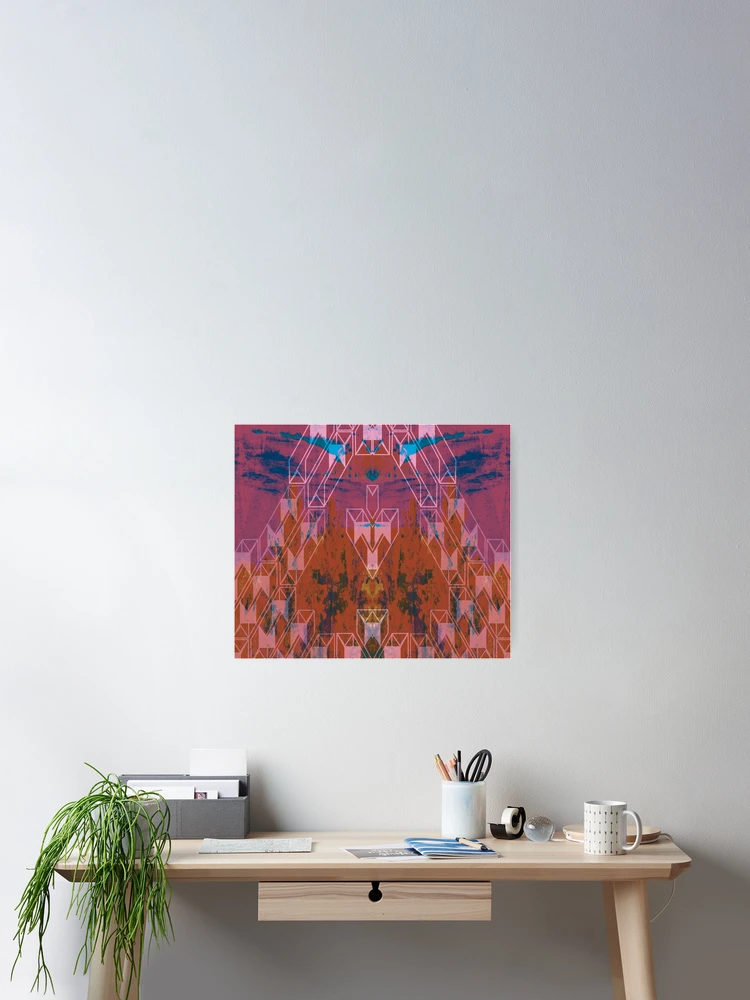 Thumbnail 2 of 3, Poster, Trippy pattern designed and sold by TwoBitMathews.