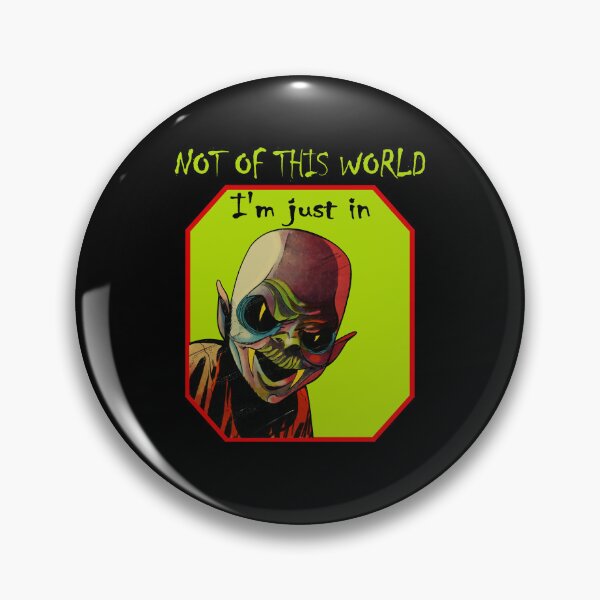 Item preview, Not of this world, I am just in - Vintage horror comic art designed and sold by Alex Starcatcher.