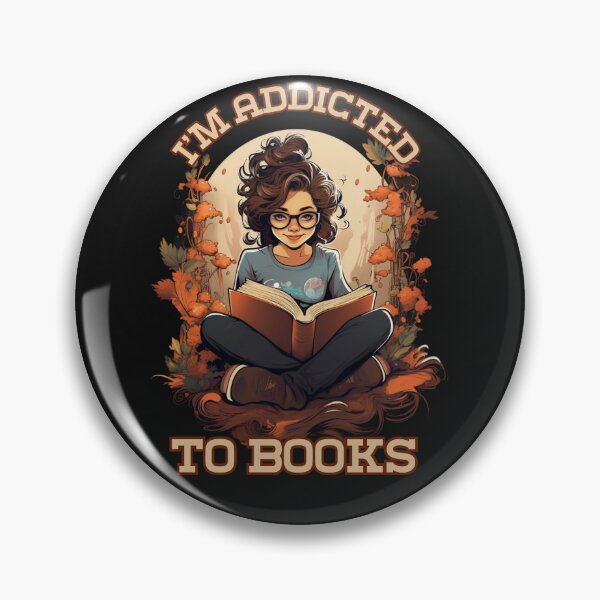Item preview, I'm addicted to books pretty girl art design 3 designed and sold by OnionsFamily.