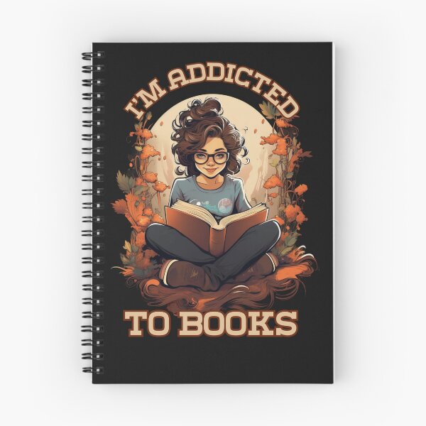 Item preview, I'm addicted to books pretty girl art design 3 designed and sold by OnionsFamily.