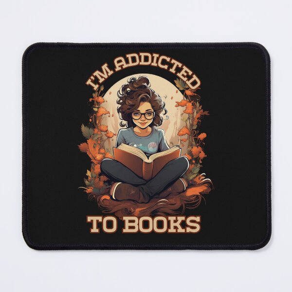 Item preview, I'm addicted to books pretty girl art design 3 designed and sold by OnionsFamily.
