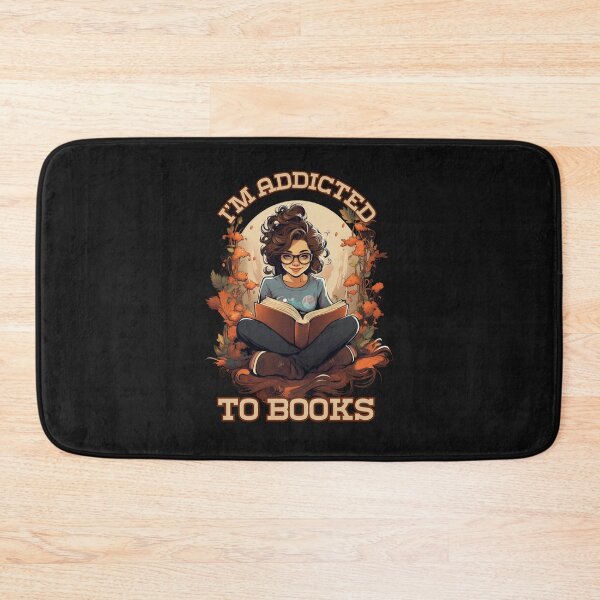 Item preview, I'm addicted to books pretty girl art design 3 designed and sold by OnionsFamily.