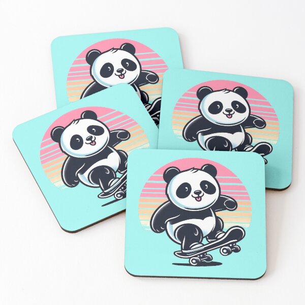 Item preview, Panda Skater Hang Loose designed and sold by Kittyzens.