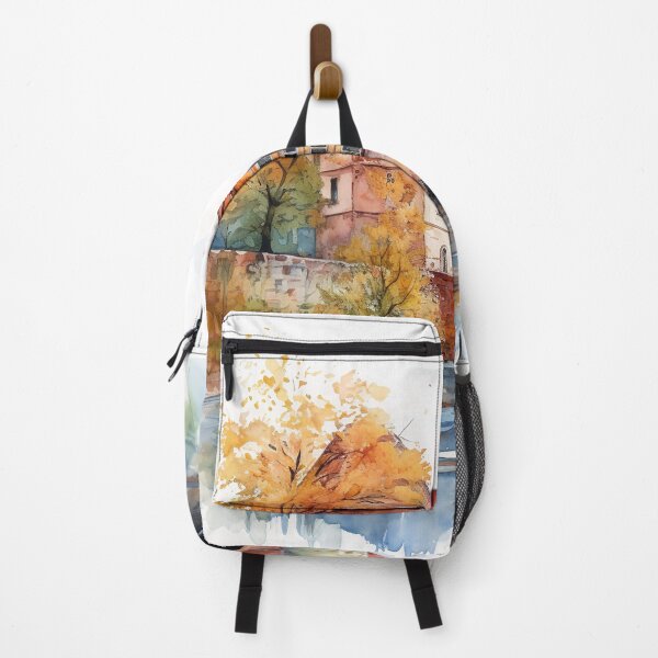 Item preview, Nuremberg heartbeat: watercolor view of the river in the old town designed and sold by KatVik-Design.