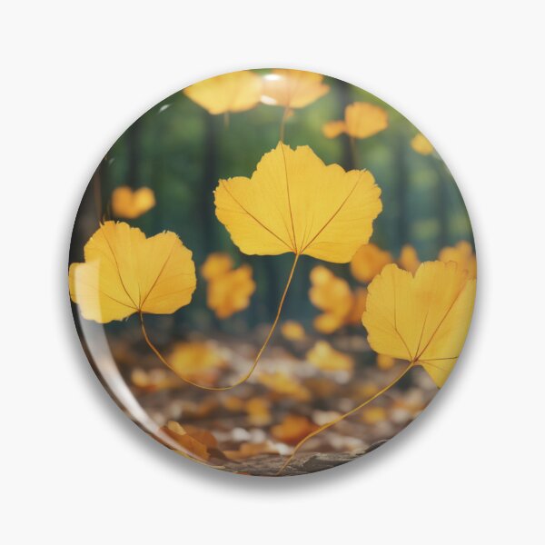 Item preview, ginko leaves designed and sold by vibrants2024.