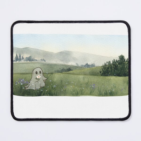 Item preview, Cute Ghost in a Field of Flowers -  designed and sold by AlteredNature.
