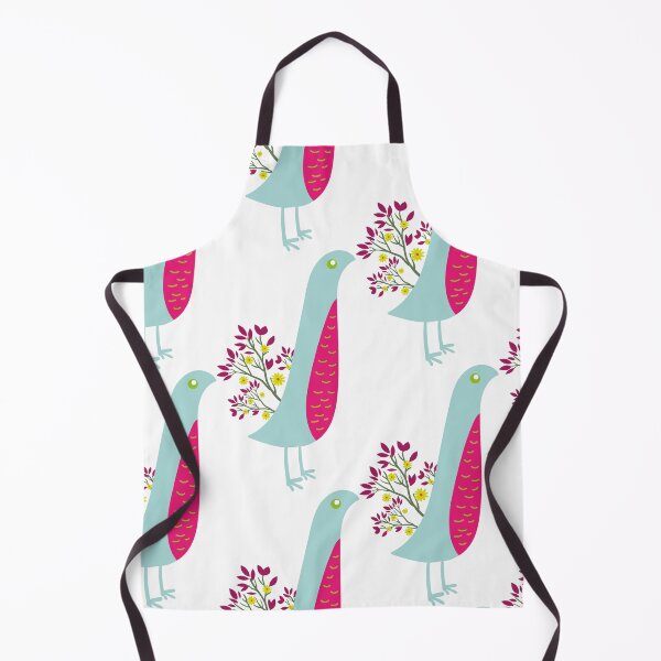 Item preview, Illustrated long-legged bird with colorful flowers designed and sold by vicempe.