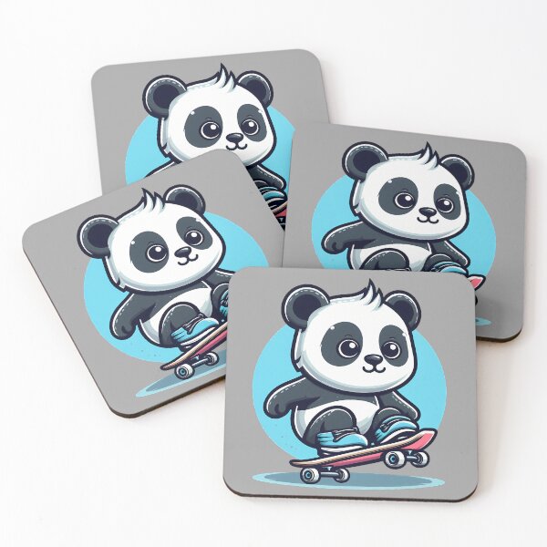 Item preview, Panda Skater Hang Loose designed and sold by Kittyzens.