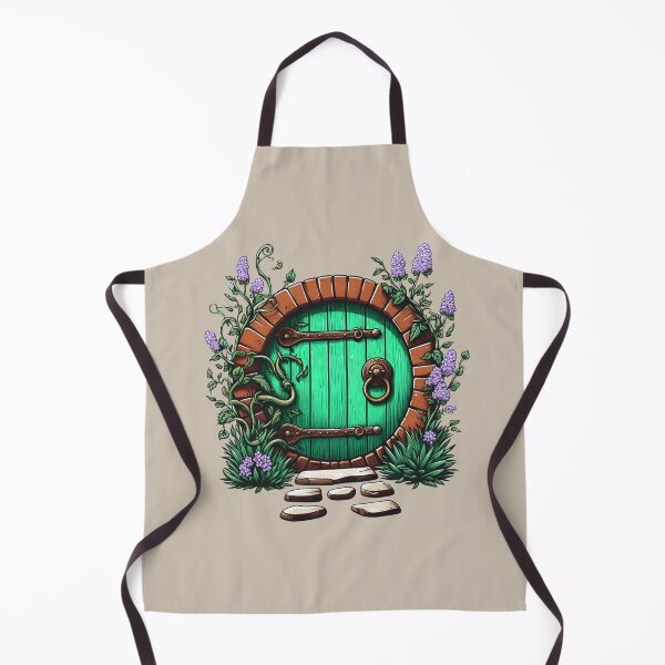 Item preview, Halfling Circular Door with Lavanders - Fantasy designed and sold by Fenay Designs.