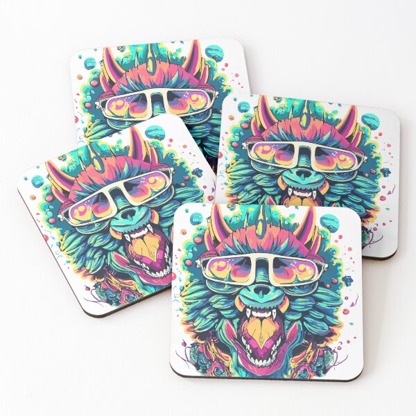 Item preview, Funky wolf designed and sold by LolixBaletix.