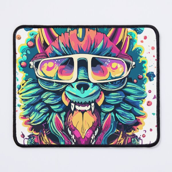 Item preview, Funky wolf designed and sold by LolixBaletix.