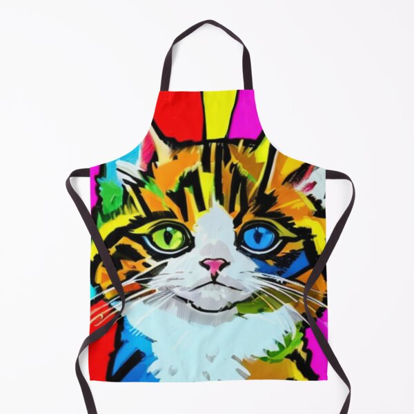 Item preview, LOVELY KITTEN WITH A GREEN AND BLUE EYE designed and sold by inarausch2023.